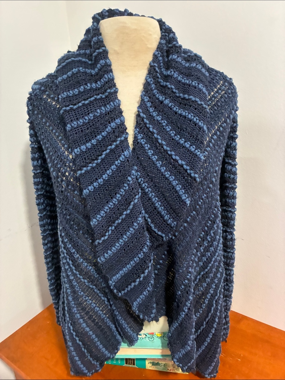 Lauren Ralph Lauren denim open cardigan S/M